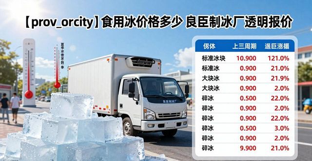 北辰食用冰价格多少 良臣制冰厂透明报价