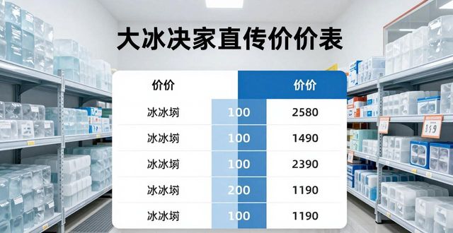 大冰块批发厂家怎么选？北辰直供渠道靠谱吗