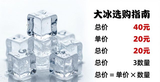 大冰块价格到底怎么算？北辰冰块选购指南