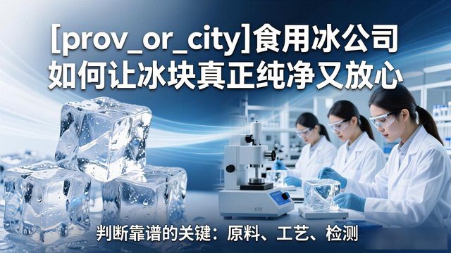 北辰食用冰公司如何让冰块真正纯净又放心