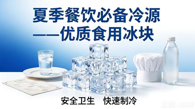 餐饮食用冰块供应商选择_食用冰块与普通冰块区别_北辰食用冰块销售